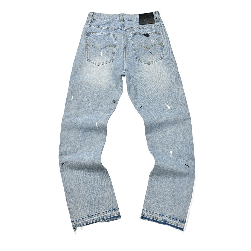 Gallery Dept Paint‑Splatter Multi‑Panel Flare Jeans