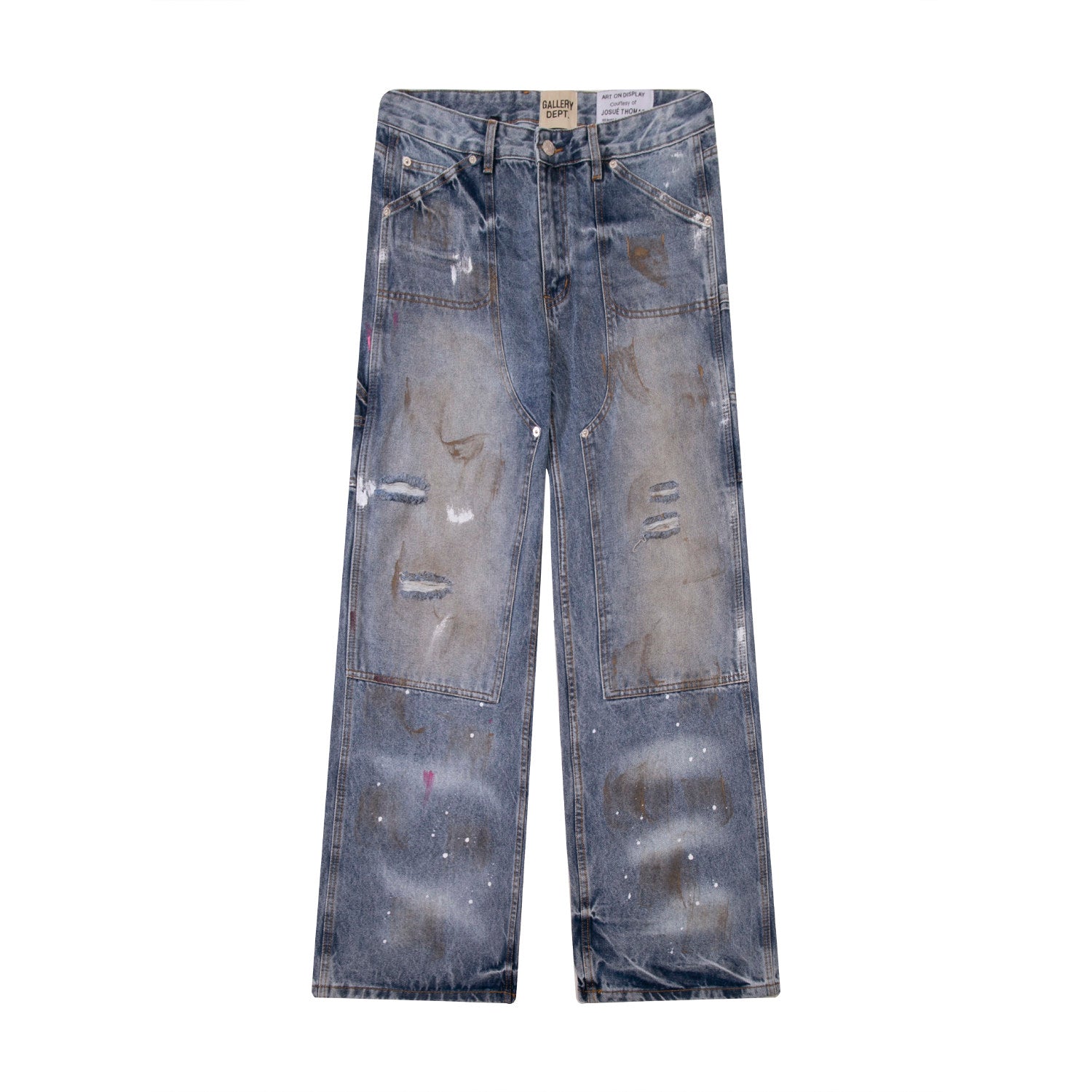 Gallery Dept Paint‑Splatter Carpenter Jeans