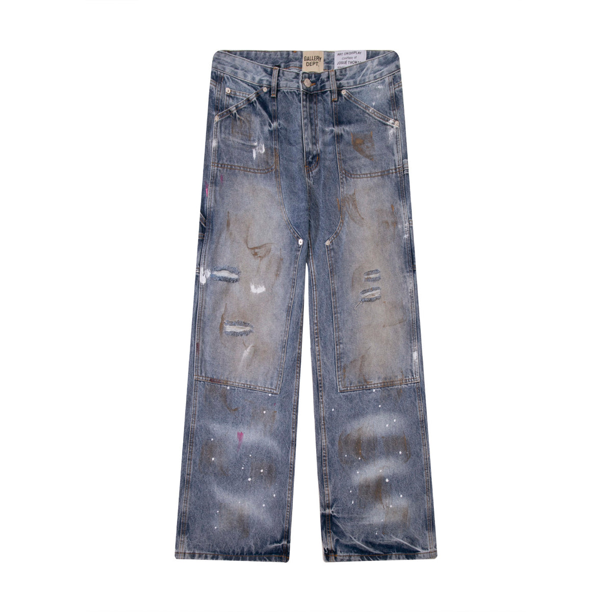 Gallery Dept Paint‑Splatter Carpenter Jeans