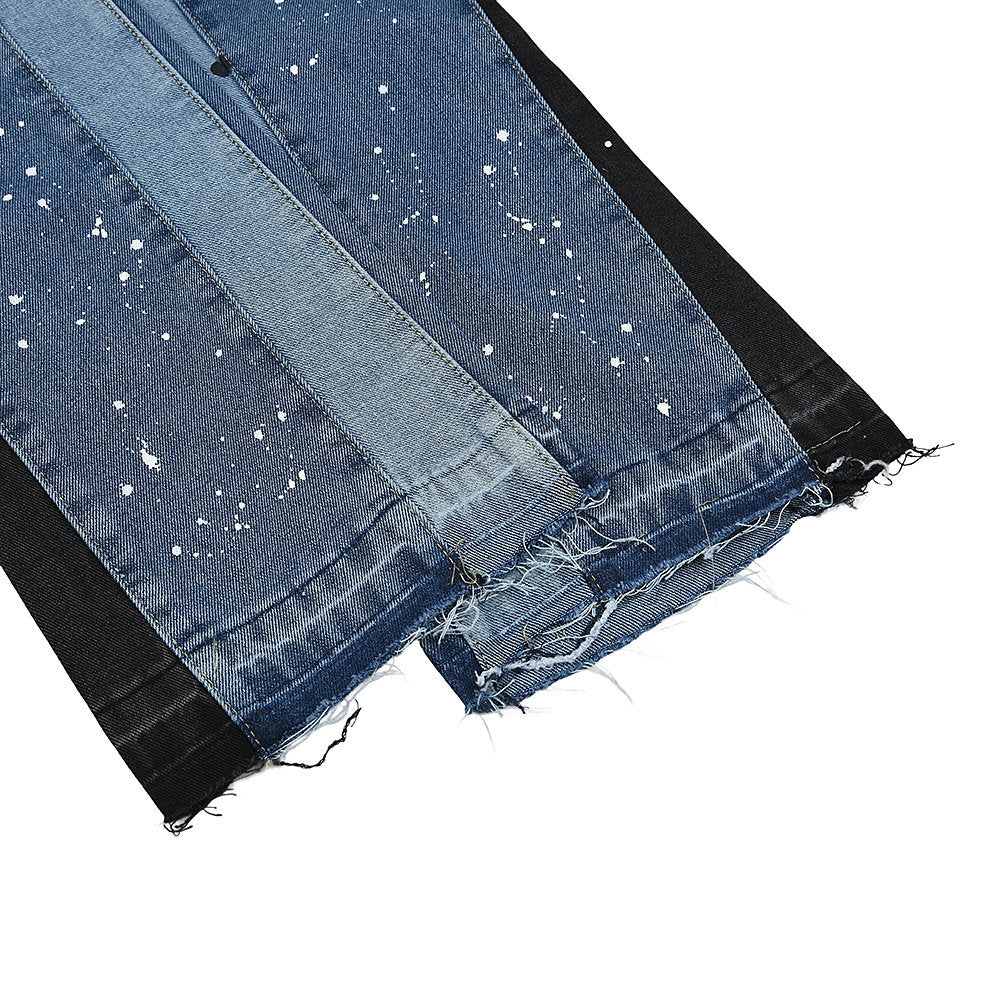 Gallery Dept Multi‑Rip Side‑Panel Flare Jeans