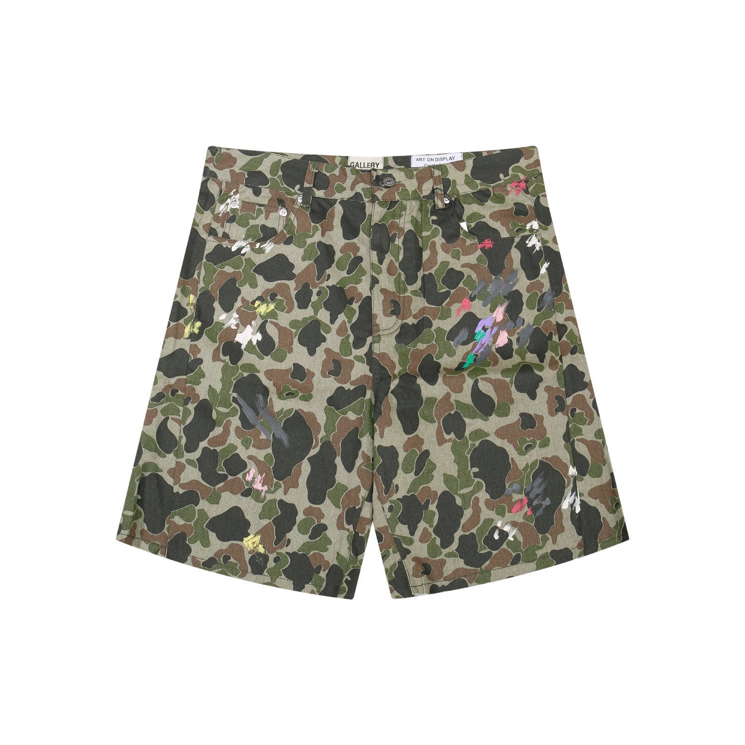 Gallery Dept Camo Printed Artwork Jorts