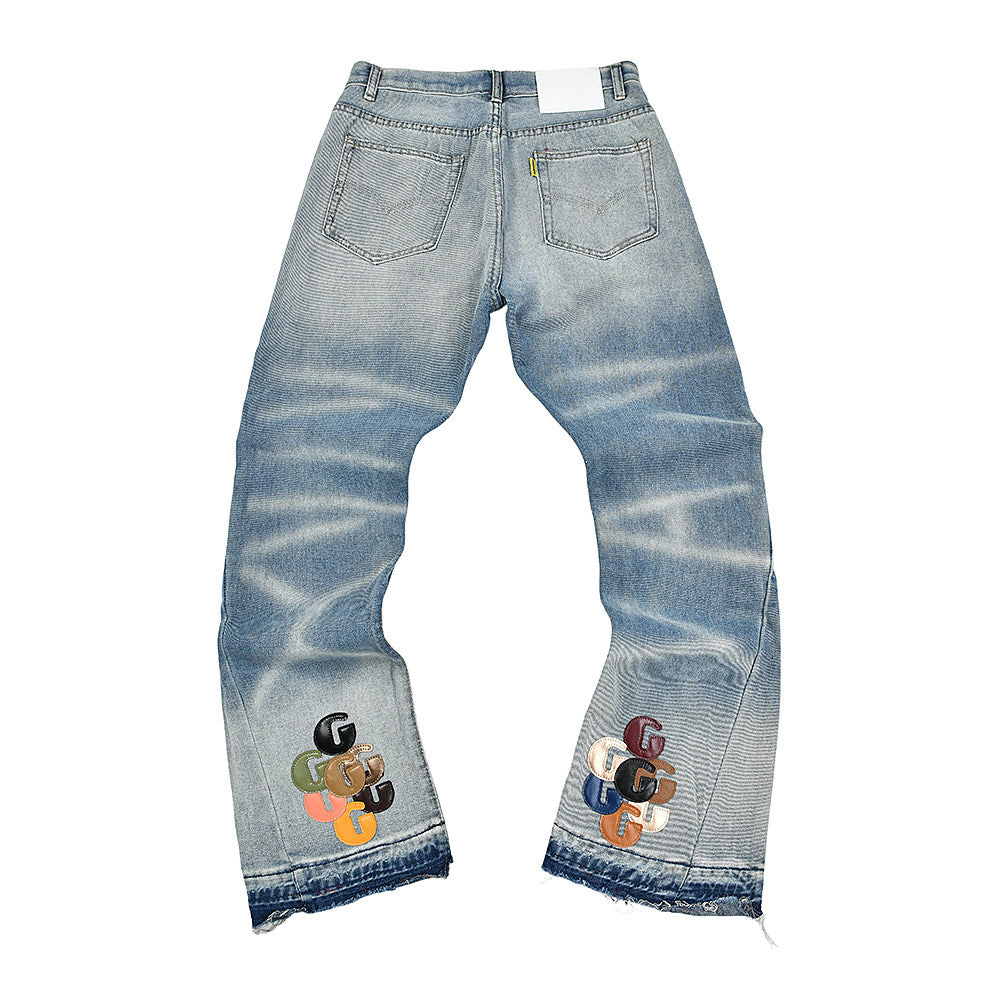 Gallery Dept Embroidered‑Logo Flare Jeans