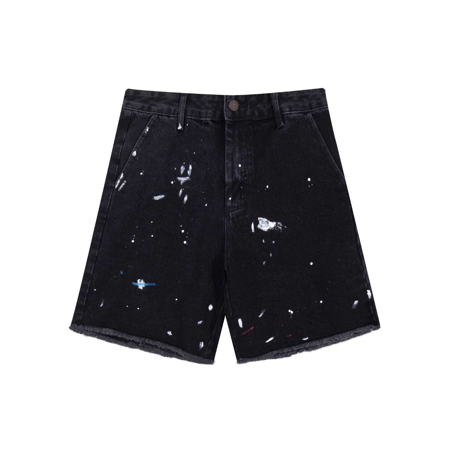 Gallery Dept Paint‑Splatter Denim Jorts