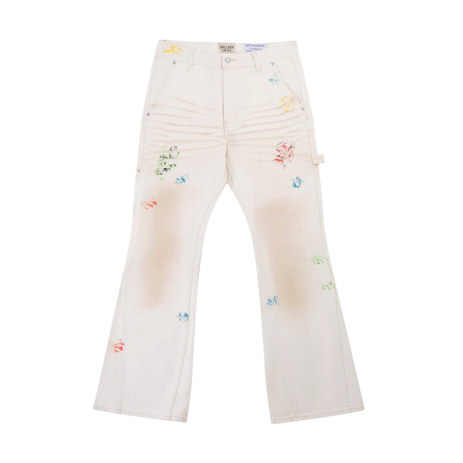 Gallery Dept Paint‑Art Whisker Flare Jeans