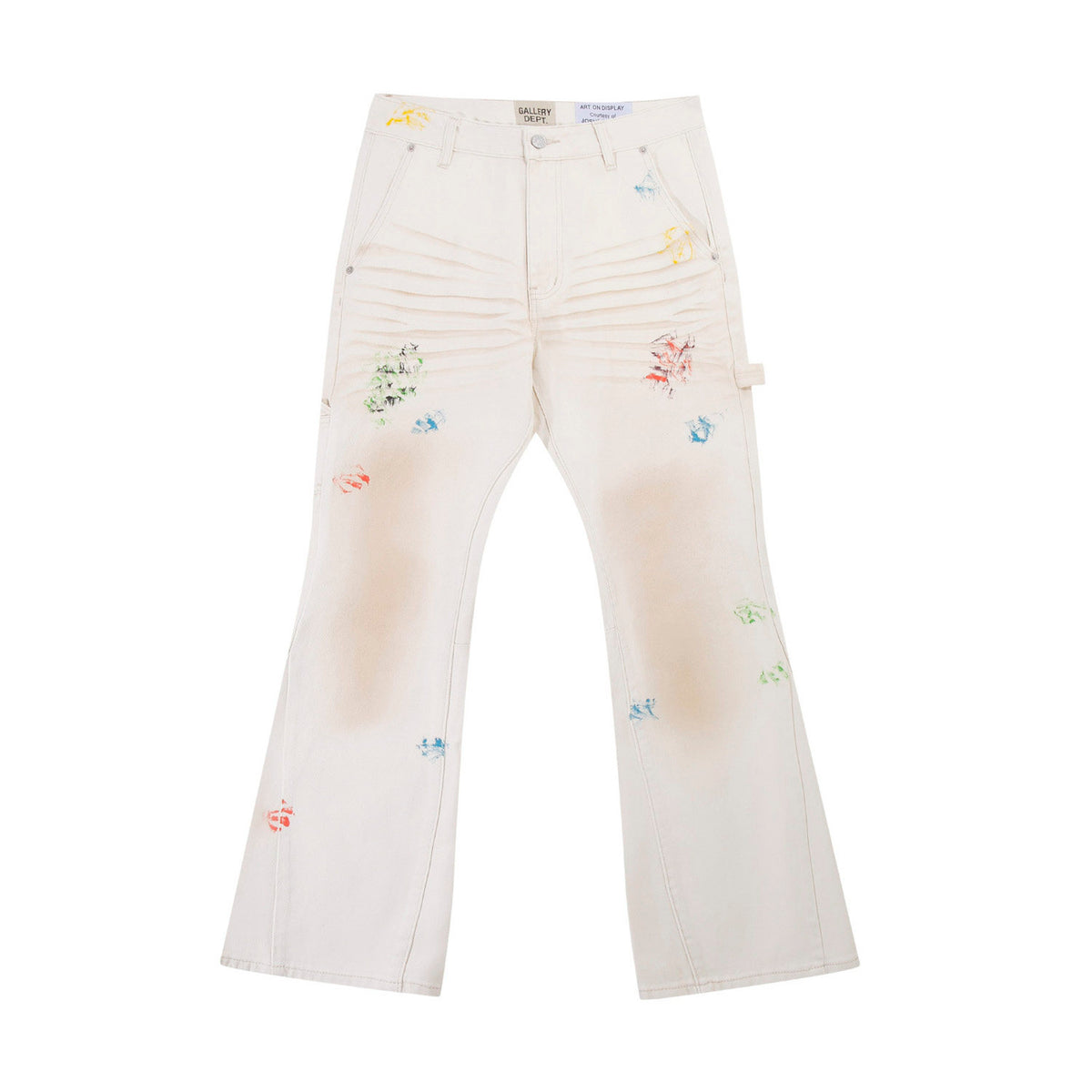 Gallery Dept Paint‑Art Whisker Flare Jeans