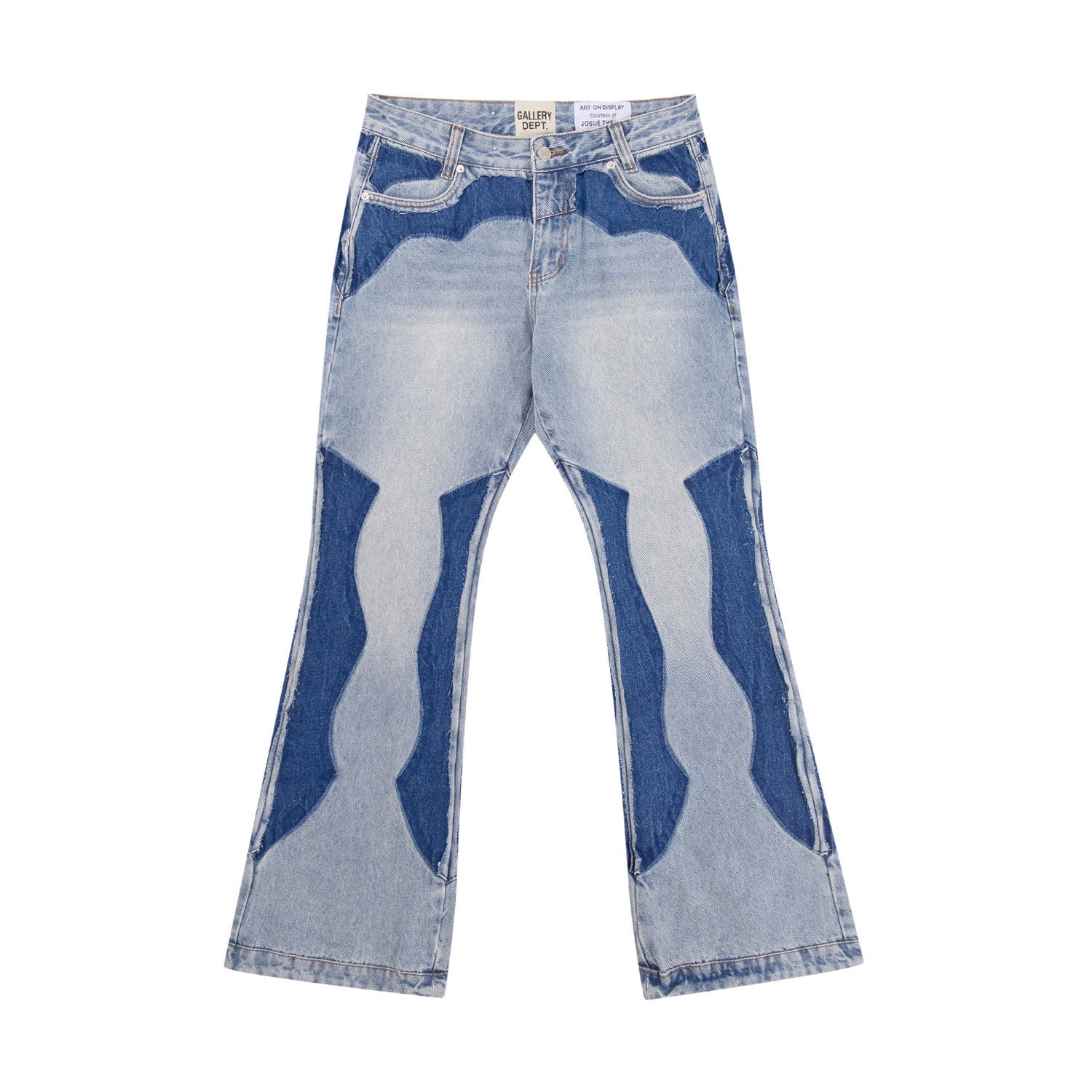 Gallery Dept Wavy Patchwork Flare Jeans