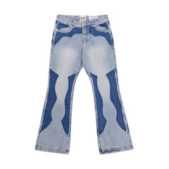 Gallery Dept Wavy Patchwork Flare Jeans