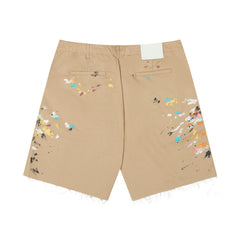 Gallery Dept Paint‑Splatter Carpenter Shorts