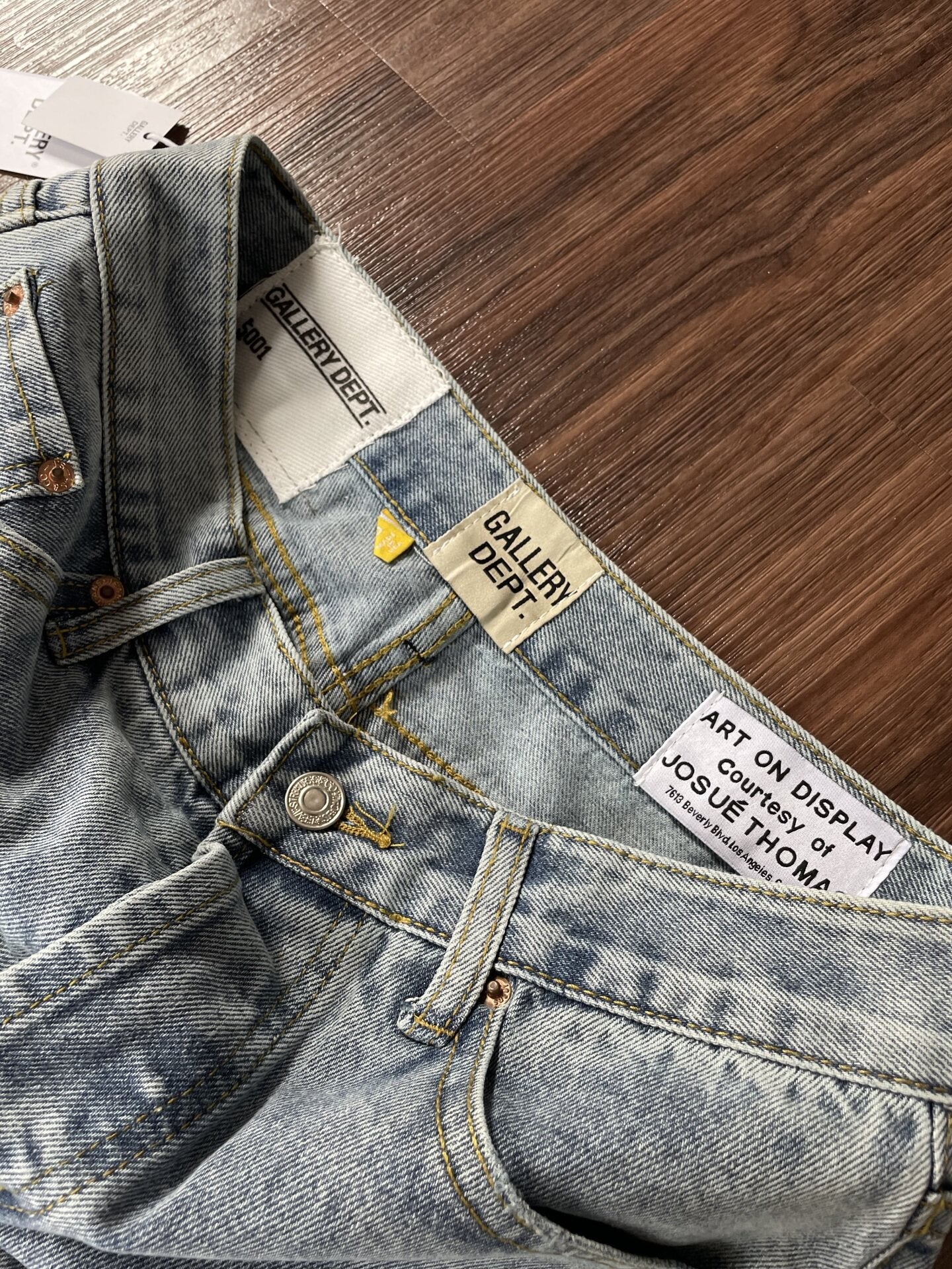 Gallery Dept Flame‑Patch Flare Jeans
