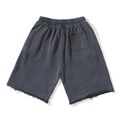 Gallery Dept Gradient Logo Frayed Sweat Shorts