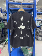 ERD Circular Symbol Asymmetric Vintage Tee