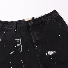 Gallery Dept Paint‑Splatter Denim Jorts