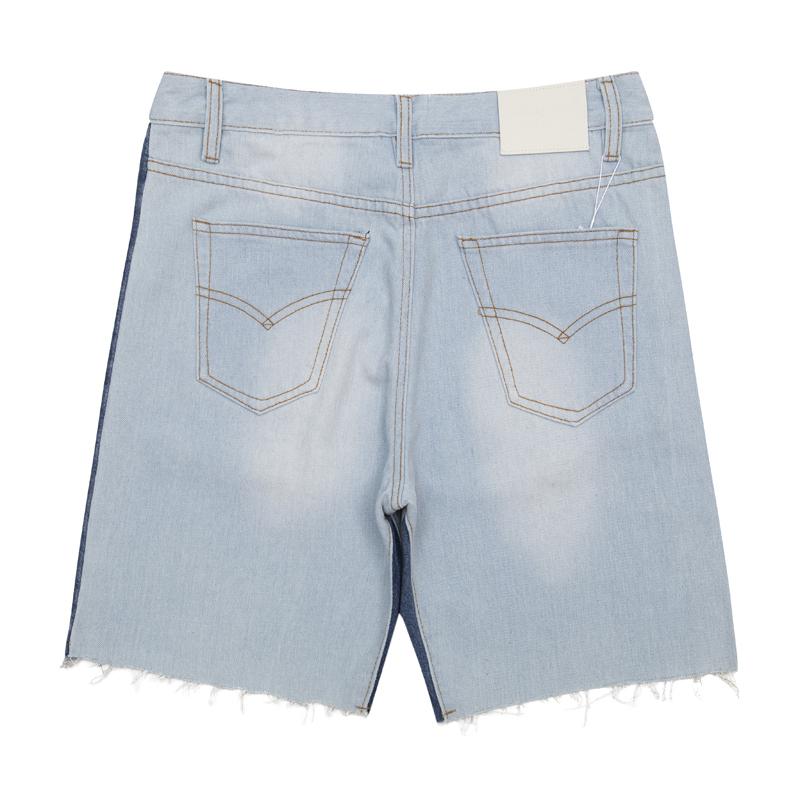 Gallery Dept Contrast Stripe Raw‑Hem Jorts