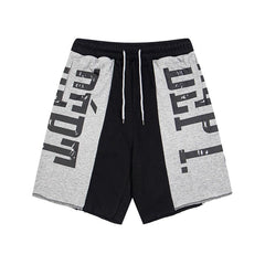 Gallery Dept Color‑Block Logo Sweat Shorts