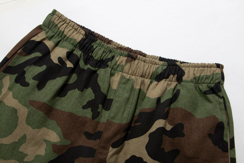 Gallery Dept French Logo Woodland Camo Shorts
