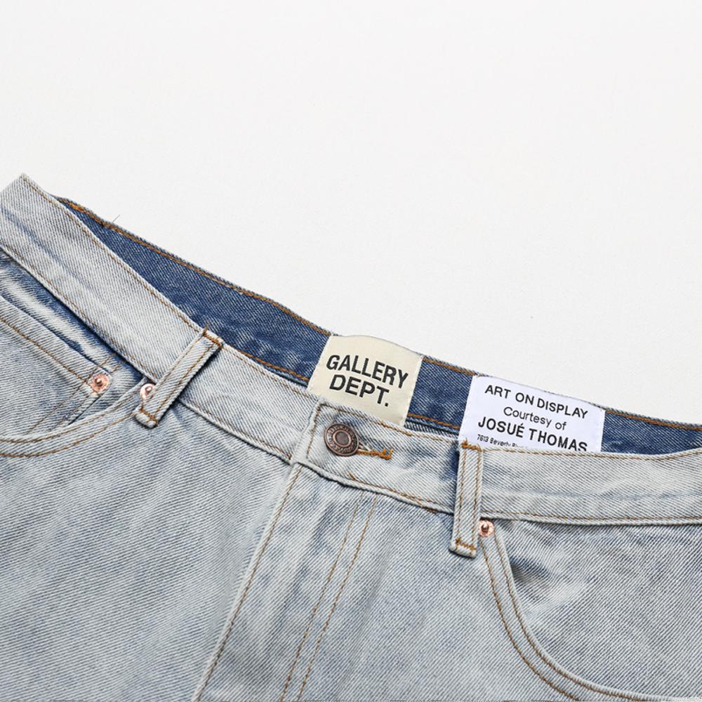 Gallery Dept Distressed Graphic Flare Denim