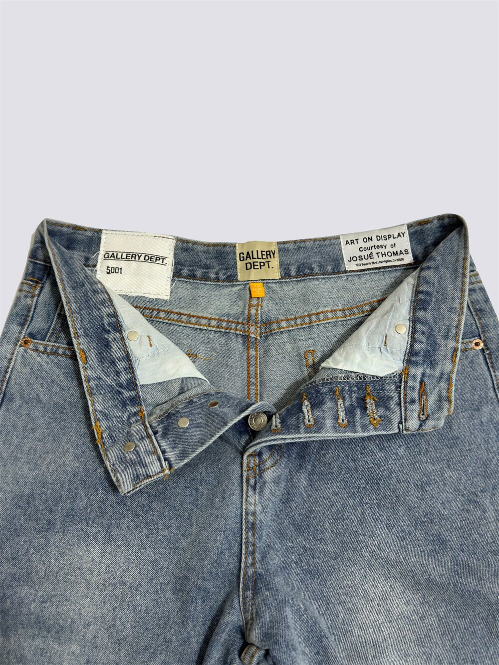 Gallery Dept Flame‑Patch Flare Jeans