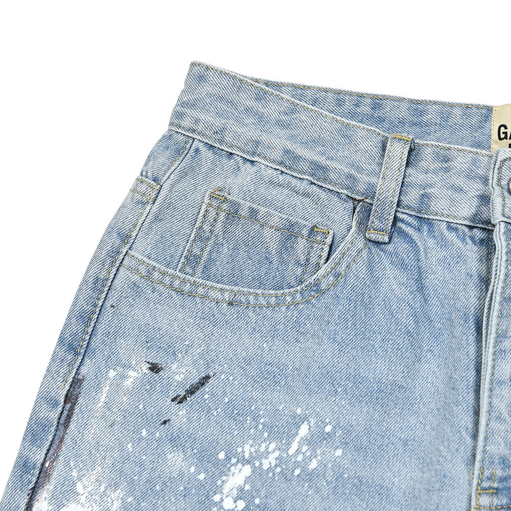 Gallery Dept Paint‑Splatter Multi‑Panel Flare Jeans