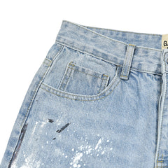Gallery Dept Paint‑Splatter Multi‑Panel Flare Jeans