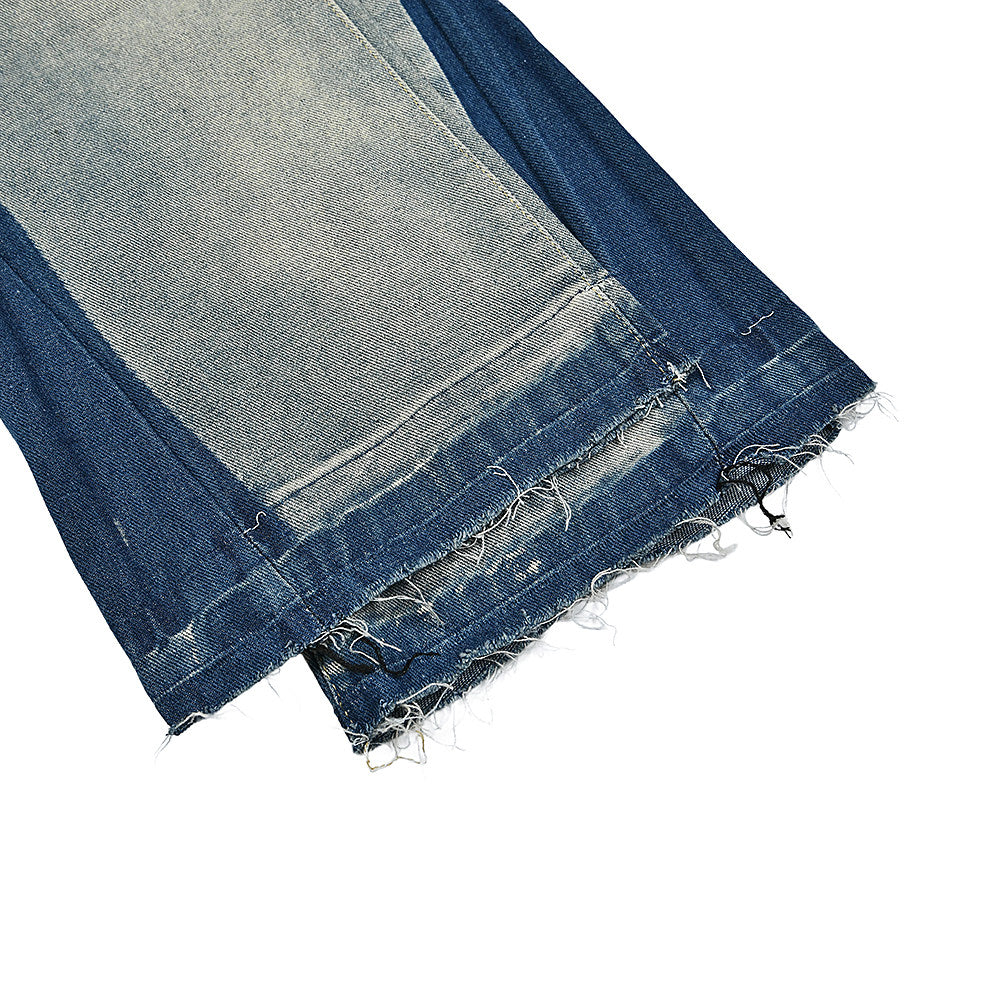 Gallery Dept Two‑Tone Patchwork Flare Jeans