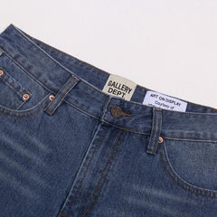 Gallery Dept Spliced Side Panel Denim Shorts