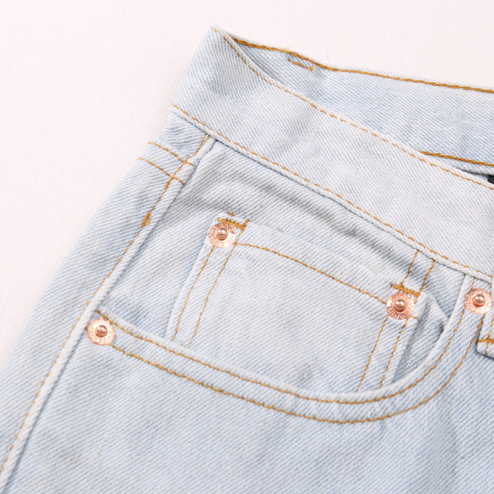 Gallery Dept Slit‑Knee Flare Distressed Jeans