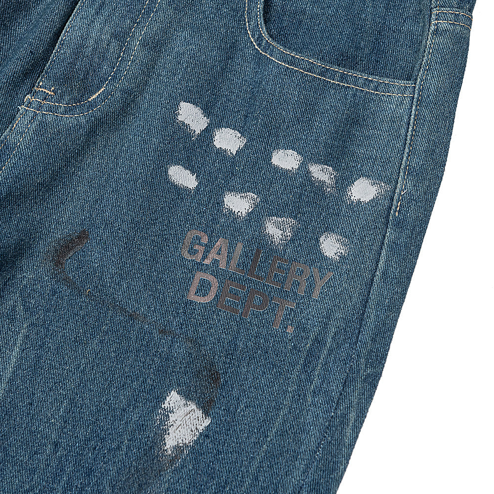 Gallery Dept Paint‑Splatter Wide Leg Jeans