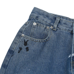 Gallery Dept Multi‑Rip Side‑Panel Flare Jeans