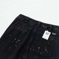 Gallery Dept Paint‑Splatter Seam‑Detail Flare Jeans