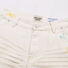 Gallery Dept Paint‑Art Whisker Flare Jeans