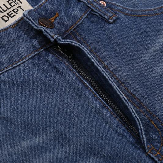 Gallery Dept Spliced Side Panel Denim Shorts