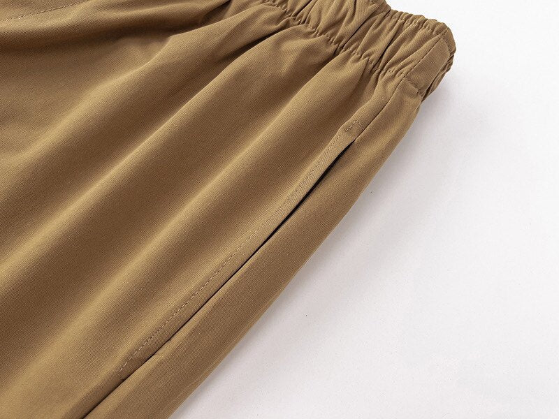 Gallery Dept Khaki Logo Woven Shorts
