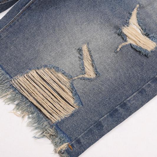 Gallery Dept Ripped Distressed Denim Shorts