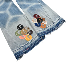 Gallery Dept Embroidered‑Logo Flare Jeans