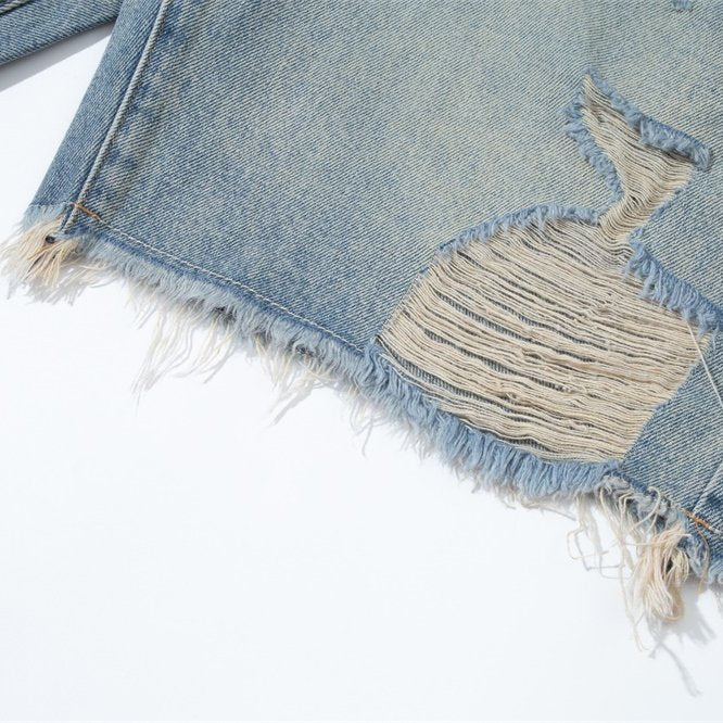 Gallery Dept Ripped Denim Jorts