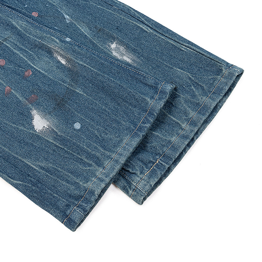 Gallery Dept Paint‑Splatter Wide Leg Jeans