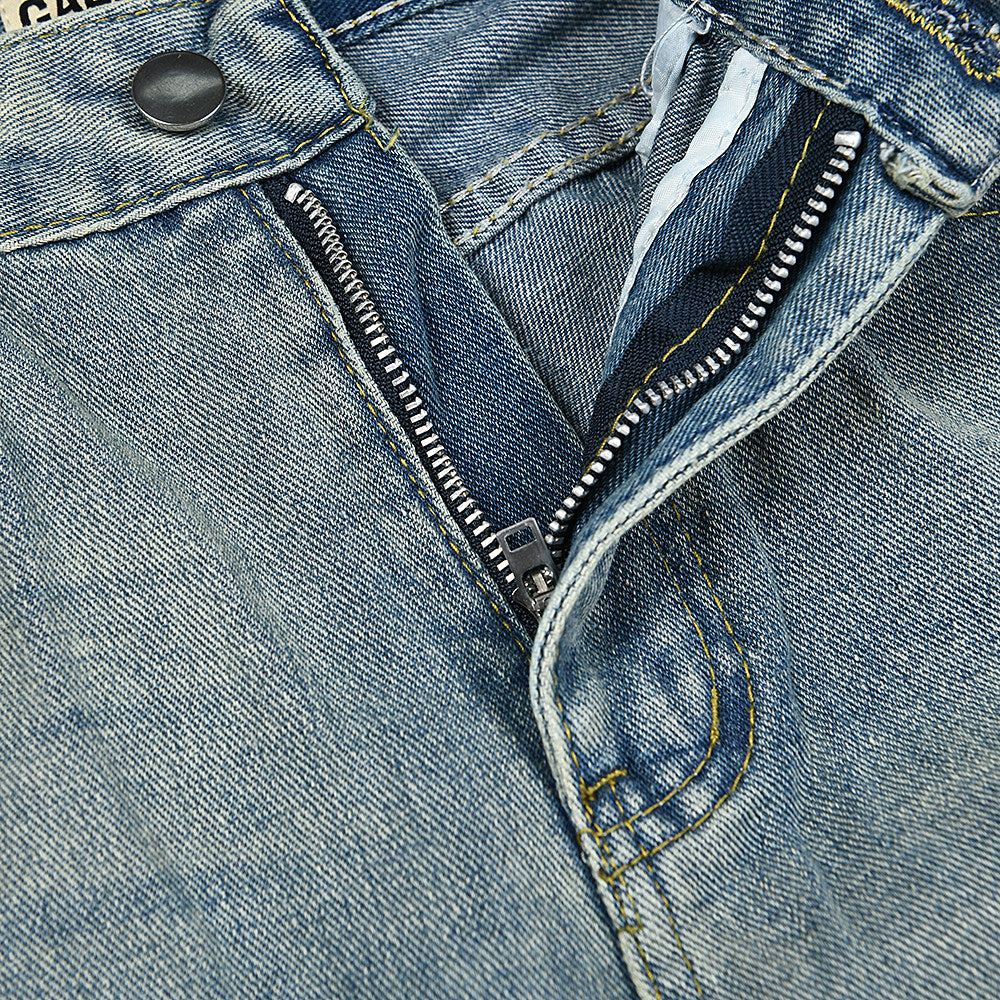 Gallery Dept Distressed Paint‑Splatter Flare Jeans