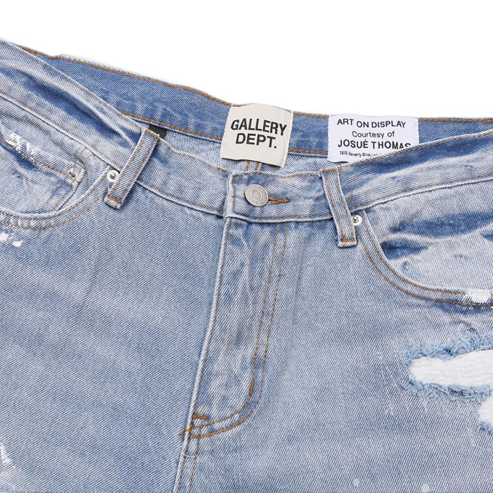 Gallery Dept Heavy‑Distressed Flare Jeans