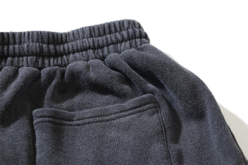 Gallery Dept Gradient Logo Frayed Sweat Shorts