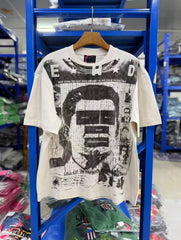 ERD Newspaper Collage Cropped Vintage Tee