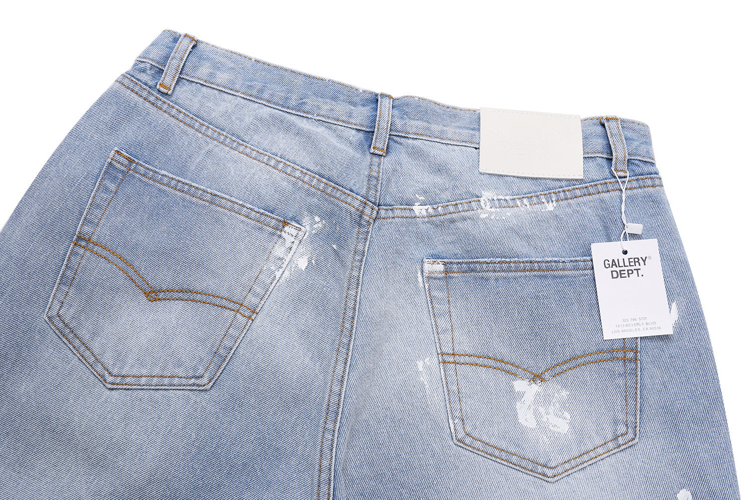 Gallery Dept Heavy‑Distressed Flare Jeans