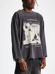 ERD Distressed Photo 3/4 Sleeve Tee