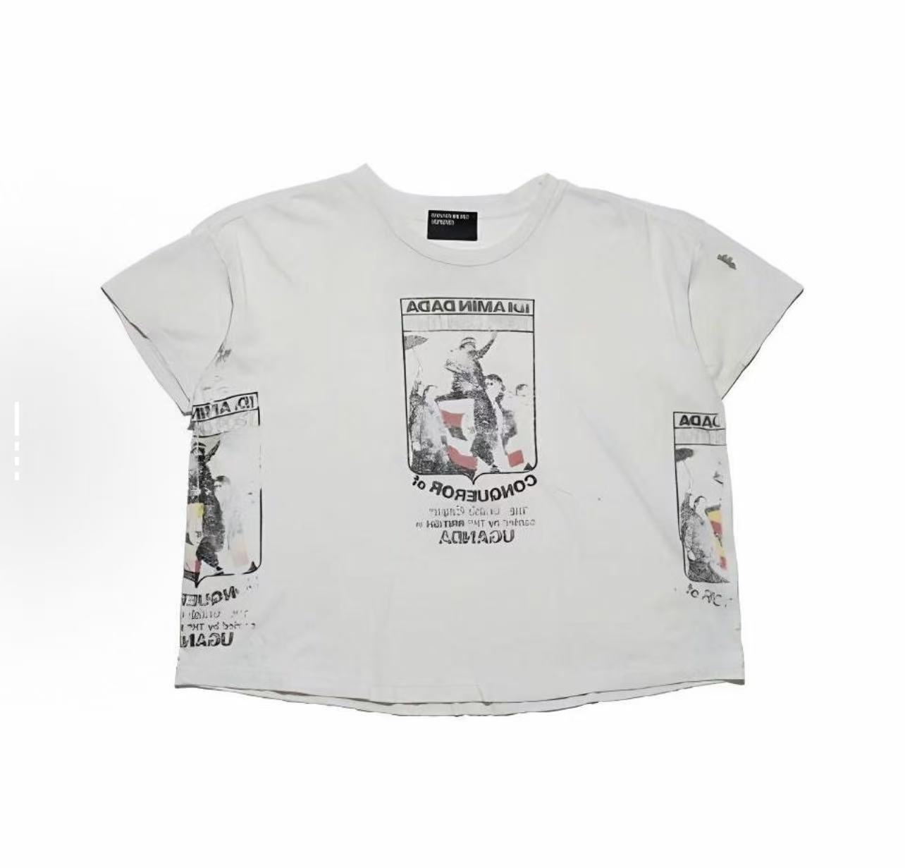 ERD Idi Amin Dada Cropped Graphic Tee