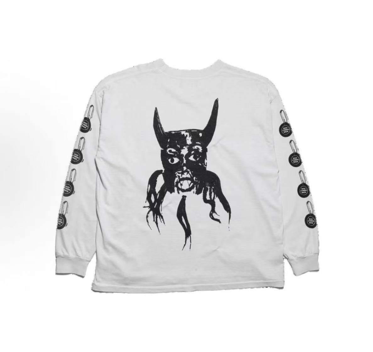 ERD Do What Thou Wilt Poster‑Collage Print Boxy Long Sleeve Tee