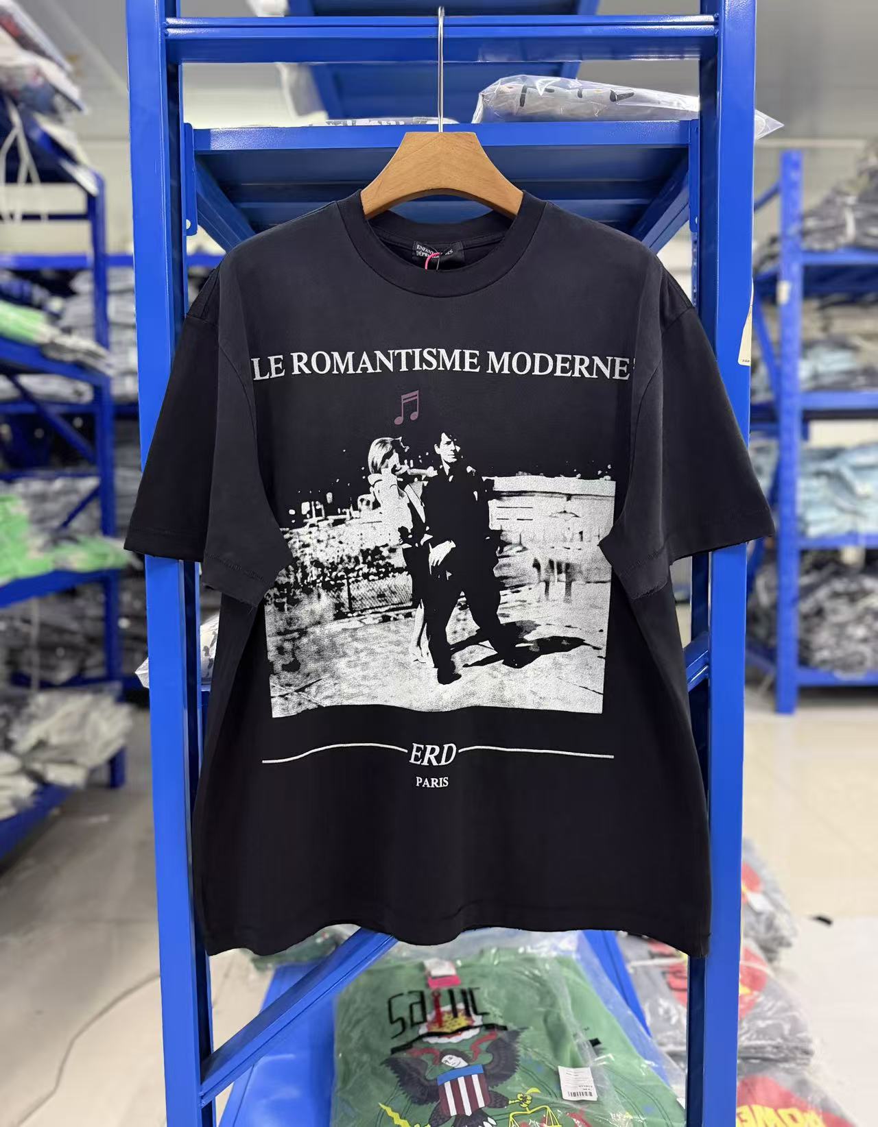 ERD Grunge French Text Paris Streetwear Tee