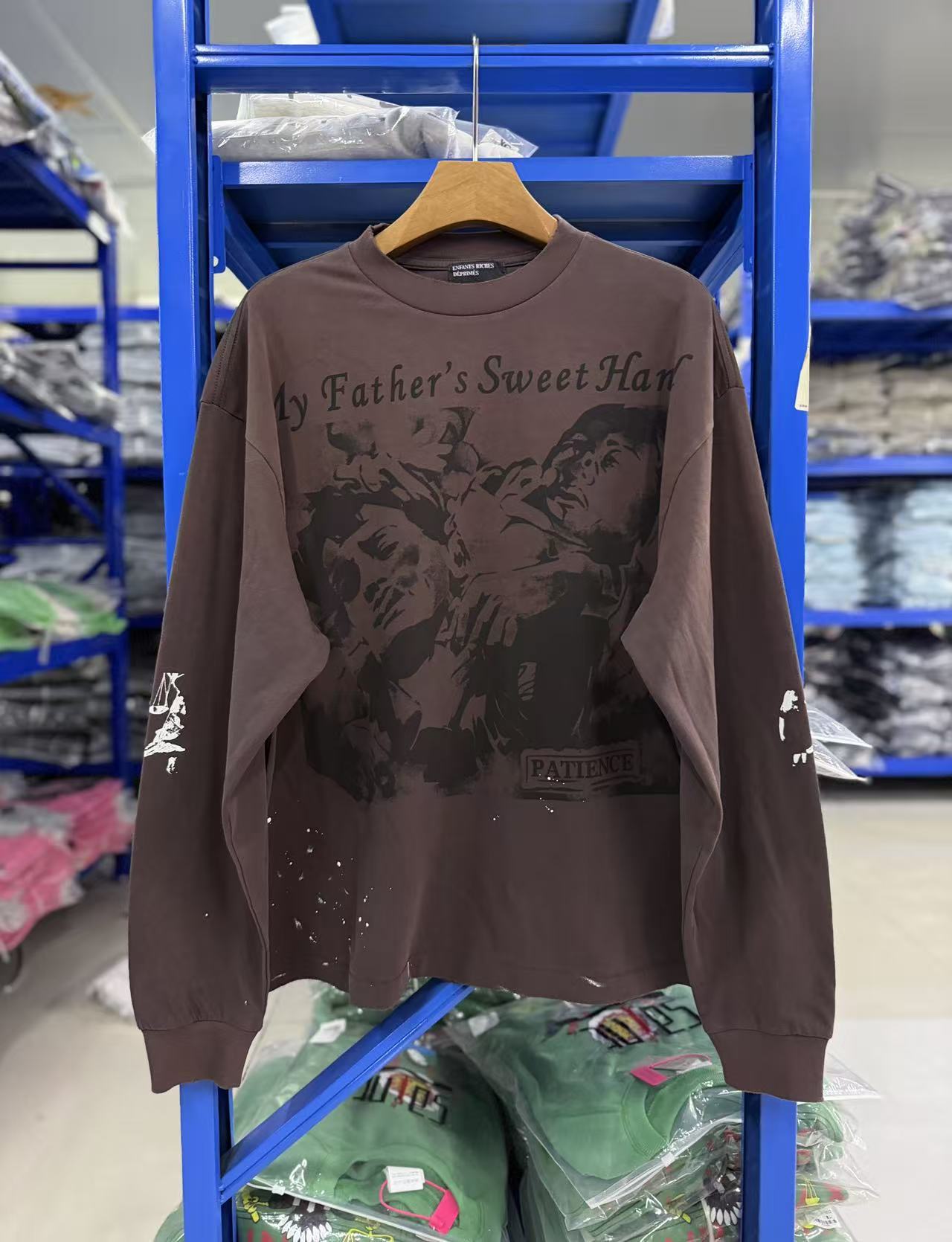 ERD Splash Ink Graphic Long Sleeve Tee