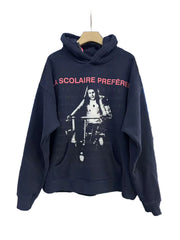 ERD Pink Text Cropped Hoodie