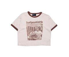 ERD L'antipsychiatrie Ringer Cropped Tee