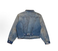ERD Distressed Cropped Denim Jacket