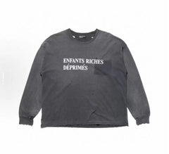ERD Classic Logo Distressed Long Sleeve Tee